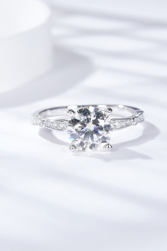 *APP EXCLUSIVE* 1.5 Carat Moissanite Side Stone Ring