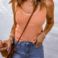 *App Exclusive* Waffle-Knit Scoop Neck Tank Top