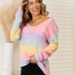 Gradient Vneck Sweater
