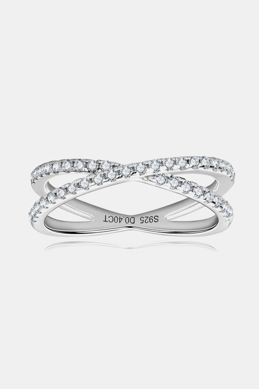 * APP EXCLUSIVE* Moissanite 925 Sterling Silver Infinity Ring