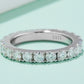*APP EXCLUSIVE* 2.3 Carat Moissanite 925 Sterling Silver Eternity Ring