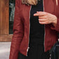 *APP EXCLUSIVE* Mock Neck Zip Up Jacket