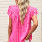*APP EXCLUSIVE* Leopard Flutter Sleeve Blouse