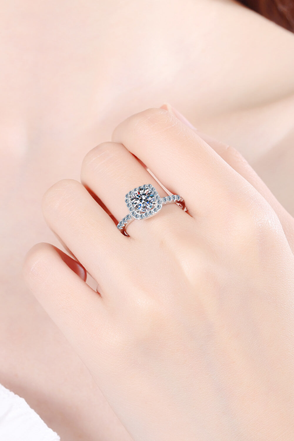 *APP EXCLUSIVE* Square Moissanite Ring
