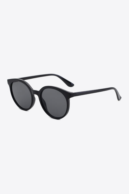 *APP EXCLUSIVE* Round Full Rim Polycarbonate Frame Sunglasses