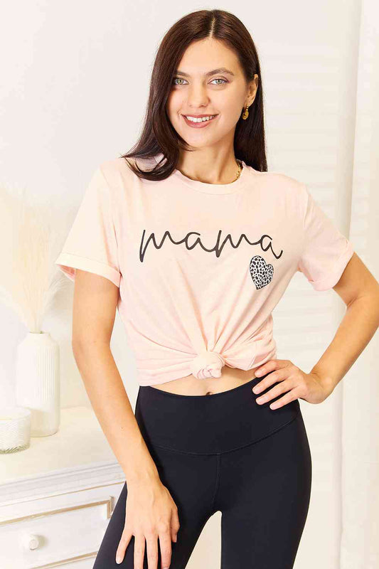*APP EXCLUSIVE* MAMA Heart Graphic T-Shirt