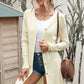 * APP EXCLUSIVE* Button Down Long Sleeve Longline Cardigan
