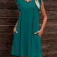 *APP EXCLUSIVE* Round Neck Flutter Sleeve Dress with Pockets