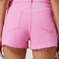 *APP EXCLUSIVE* Pink Distressed Denim Shorts