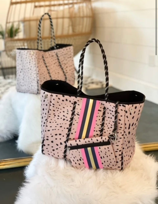 Neoprene Tote Bag- Wild Thing
