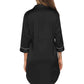 *APP EXCLUSIVE*  Button Up Collared Neck Night Dress with Pocket