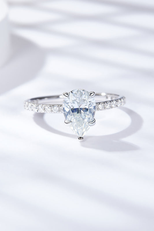 *APP EXCLUSIVE* 1.8 Carat Moissanite Side Stone Ring