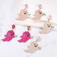 *APP EXCLUSIVE* Ghost Shape Synthetic Pearl Dangle Earrings