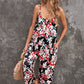 *APP EXCLUSIVE* Botanical Print Spaghetti Strap Cropped Jumpsuit