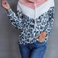 *APP EXCLUSIVE* Leopard Colorblock Drawstring Sweatshirt