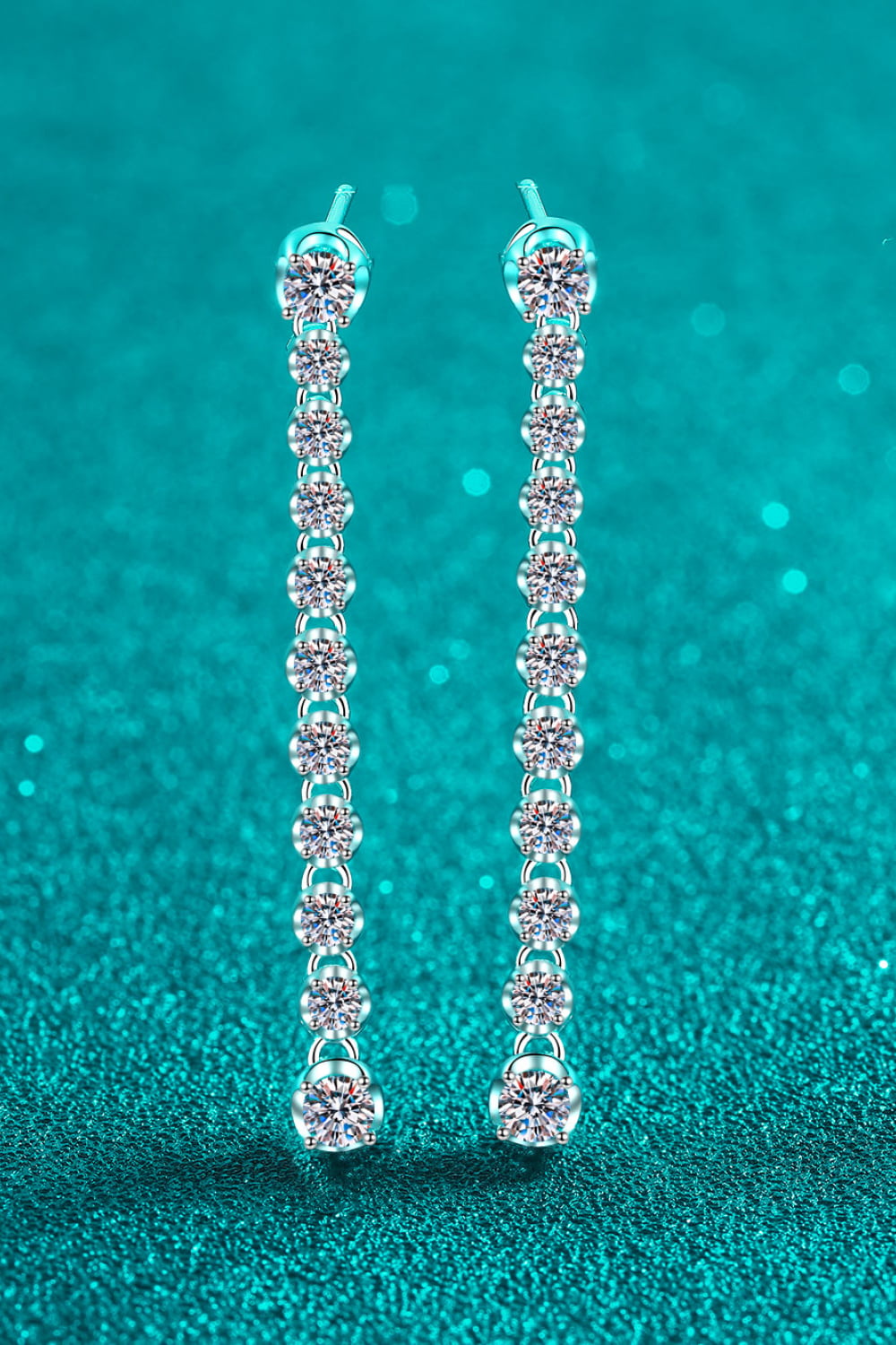 *APP EXCLUSIVE* 1.18 Carat Moissanite Long Earrings