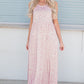 *APP EXCLUSIVE* Leopard Round Neck Sleeveless Maxi Dress