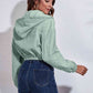 *APP EXCLUSIVE*  Drawstring Hooded Zip Up Jacket with Pockets