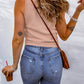*App Exclusive* Waffle-Knit Scoop Neck Tank Top