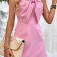 Bow Detail Spaghetti Strap Dress