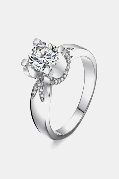 * APP EXCLUSIVE* 2 Carat Moissanite 925 Sterling Silver Ring