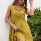 *APP EXCLUSIVE* Tassel Tie Lace Trim Sleeveless Dress