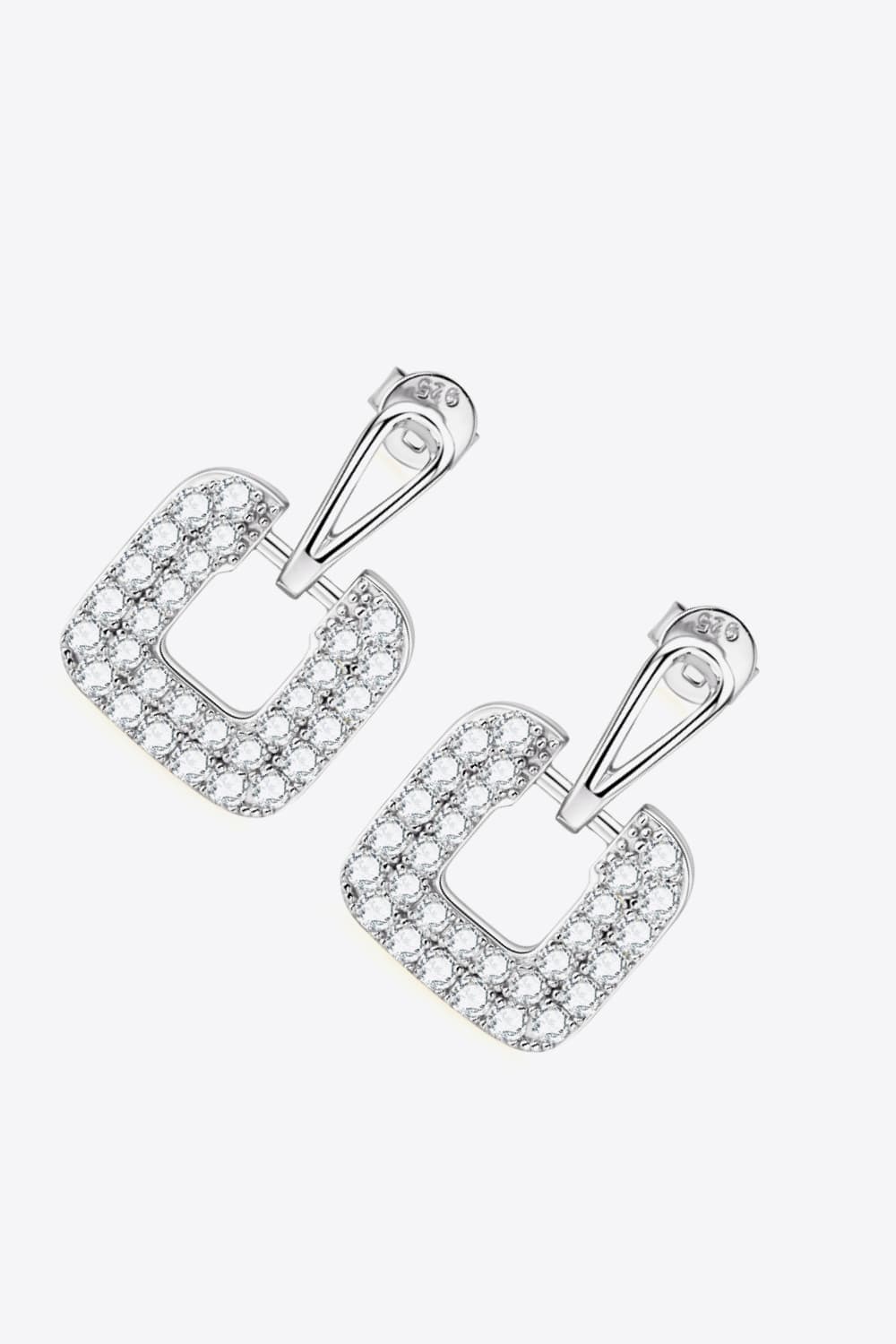 *APP EXCLUSIVE* 1.68 Carat Moissanite 925 Sterling Silver Drop Earrings