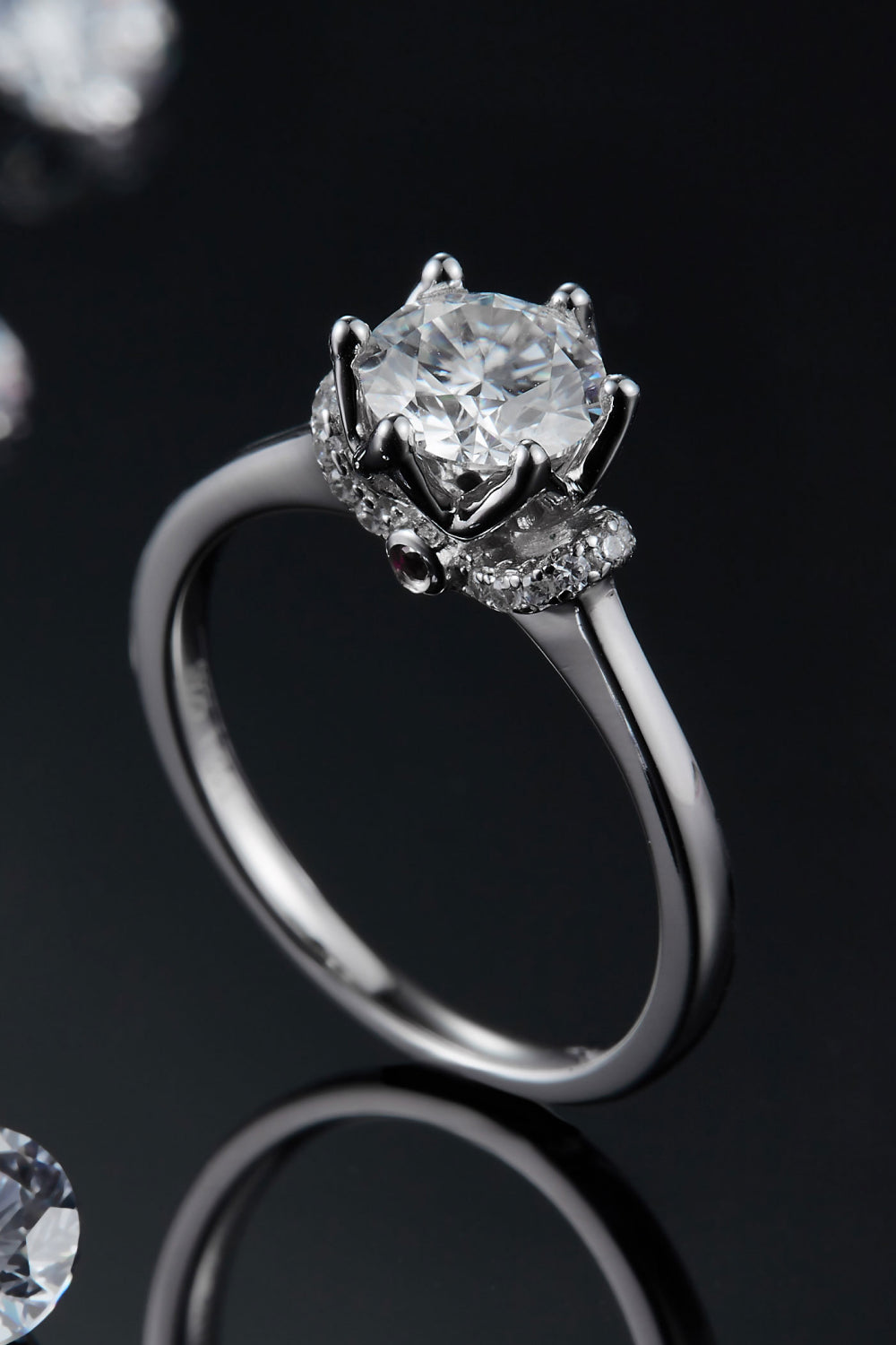 *APP EXCLUSIVE* 1.11 Carat Moissanite 925 Sterling Silver Ring