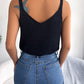 *APP EXCLUSIVE* Openwork Scoop Neck Knit Tank Top