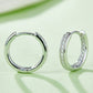*APP EXCLUSIVE* Moissanite 925 Sterling Silver Huggie Earrings