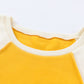 *APP EXCLUSIVE* Round Neck Dropped Shoulder Color Block Sweatshirt