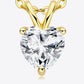 *APP EXCLUSIVE* 1 Carat Moissanite Heart-Shaped Pendant Necklace
