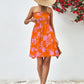 *APP EXCLUSIVE* Floral Frill Trim Strapless Smocked Dress