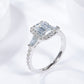 *APP EXCLUSIVE* 1 Carat Moissanite Geometric 925 Sterling Silver Ring