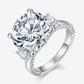 *APP EXCLUSIVE* 8.6 Carat Moissanite Platinum-Plated Ring