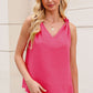 *APP EXCLUSIVE* Knotted Vneck Tank
