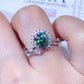 *APP EXCLUSIVE* 1 Carat Moissanite Platinum-Plated Ring