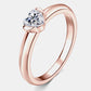 * APP EXCLUSIVE* Moissanite 925 Sterling Silver Heart Solitaire Ring