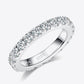 *APP EXCLUSIVE* 2.3 Carat Moissanite 925 Sterling Silver Eternity Ring