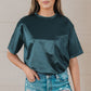 * APP EXCLUSIVE* Round Neck Dropped Shoulder Top