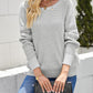 *App Exclusive* Crisscross Open Back Waffleknit Sweater