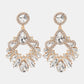 *APP EXCLUSIVE* Bejeweled Glass Stone Dangle Earrings
