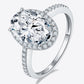 *APP EXCLUSIVE* 4.5 Carat Moissanite Halo Ring
