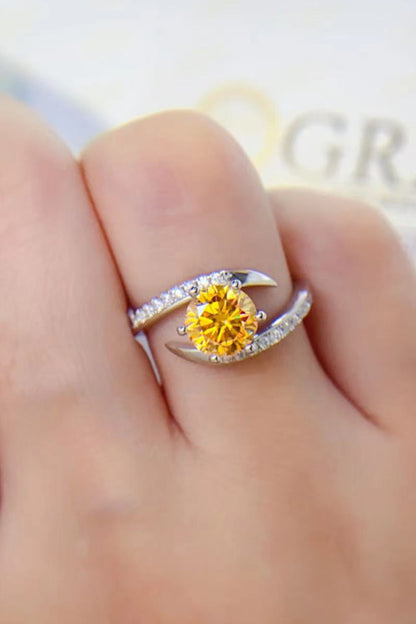 *APP EXCLUSIVE* 1 Carat Moissanite 925 Sterling Silver Ring