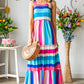 *APP EXCLUSIVE* Striped Sleeveless Maxi Dress