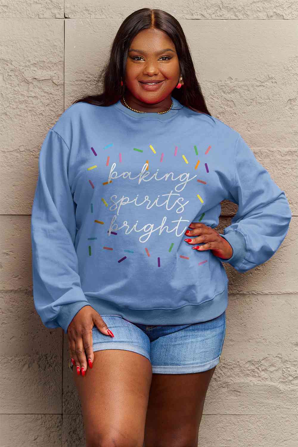 *APP EXCLUSIVE* Baking Spirits Bright Long Sleeve Sweatshirt