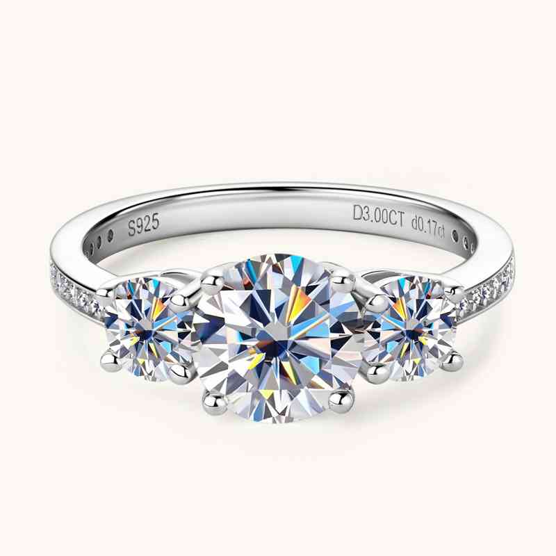 *APP EXCLUSIVE*  3 Carat Moissanite 925 Sterling Silver Ring