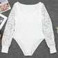 *APP EXCLUSIVE* Lace Scoop Neck Long Sleeve Bodysuit