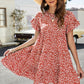 *APP EXCLUSIVE* Leopard Babydoll Tiered Dress
