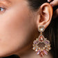 *APP EXCLUSIVE* Bejeweled Glass Stone Dangle Earrings